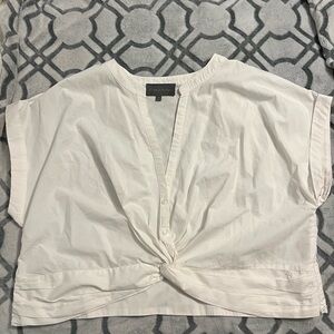 Sunday in Brooklyn brand White Blouse Size 2X .